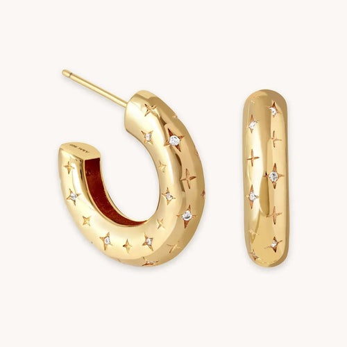 Σκουλαρίκια Αστερίας | Χρυσό
