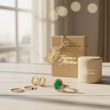 Λαμπερό Σμαραγδένιο Βραχιόλι | Χρυσό