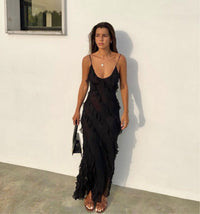 Zara - Φόρεμα Maxi με Ρίγες