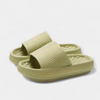 Καλοκαιρινά Slip-On Σανδάλια με Παχύ Πάτο