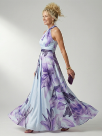 Amiel | Φλοράλ Μαξι Φόρεμα