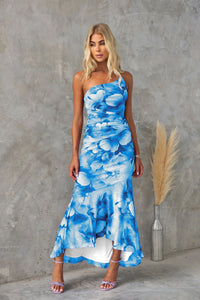 Ξανθή - Πλισέ Καλοκαιρινό Maxi Φόρεμα