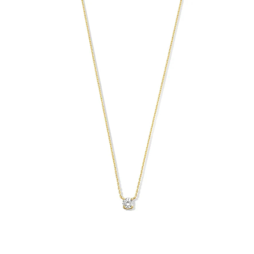 Κολιέ Cléa Πέτρα Moissanite | Χρυσός